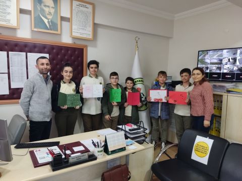 Atatürk Ortaokulu’nun eTwinning Projesi sürüyor